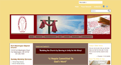 Desktop Screenshot of fortwashingtonbaptist.org